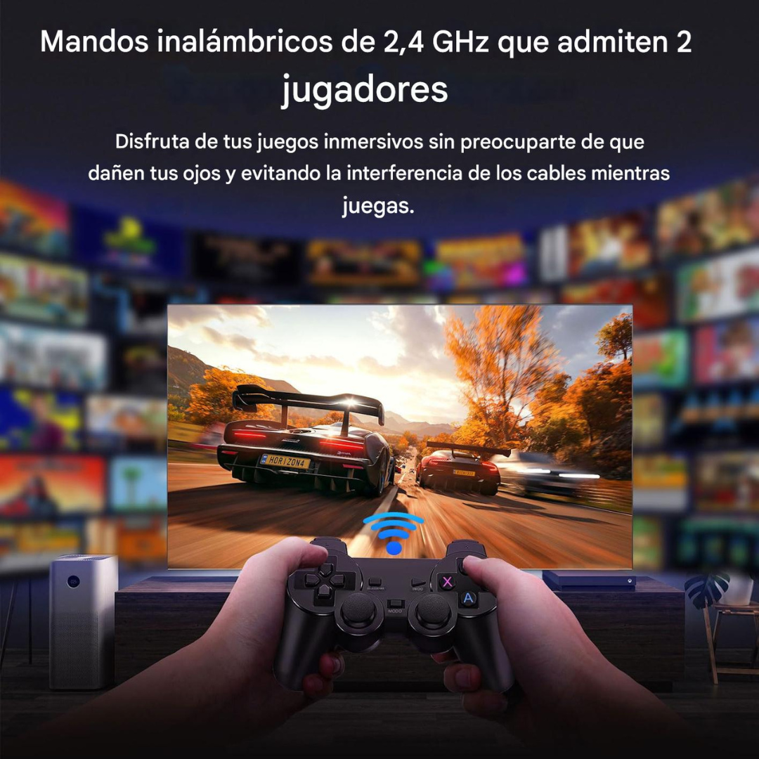 Consola Retro 4K – Plug & Play +10,000 Juegos