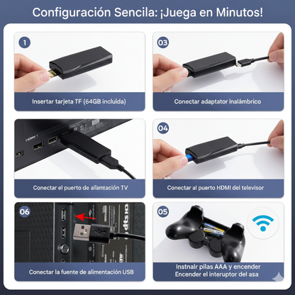 Consola Retro 4K – Plug & Play +10,000 Juegos